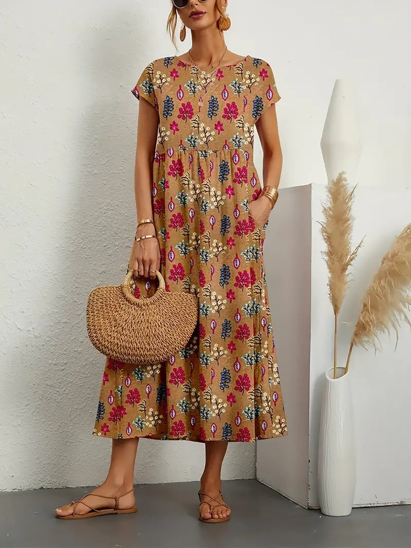 Deborah™ | Elegant Floral Dress