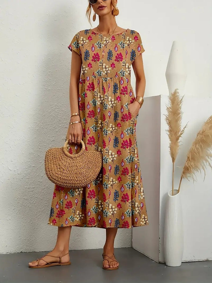 Deborah™ | Elegant Floral Dress