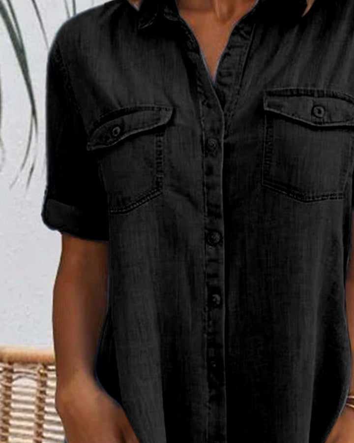 Jennifer™ | Lightweight Denim-look Dress