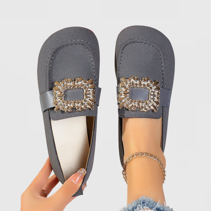 Hayden | Women's Embellished Slip-On Loafers - Image 3