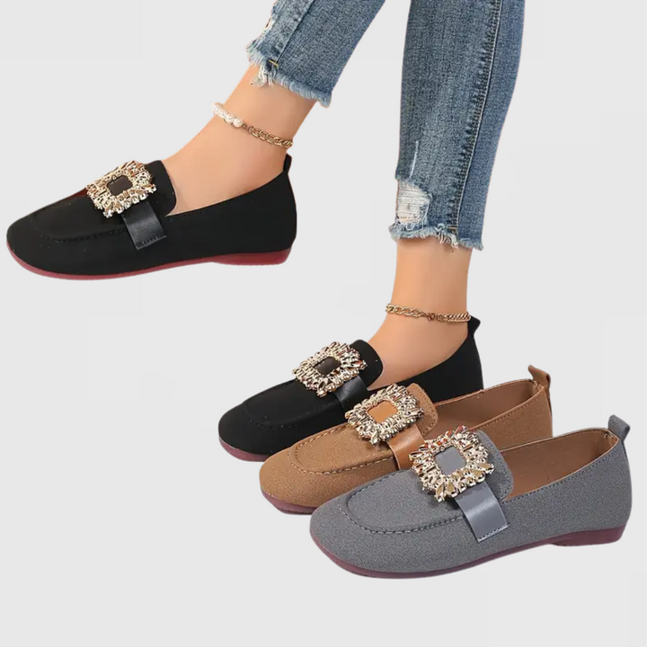 Hayden | Women's Embellished Slip-On Loafers - Image 4