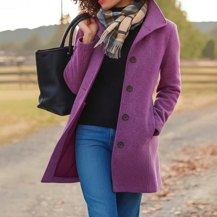 Aubrey | Classic Coat with Buttons