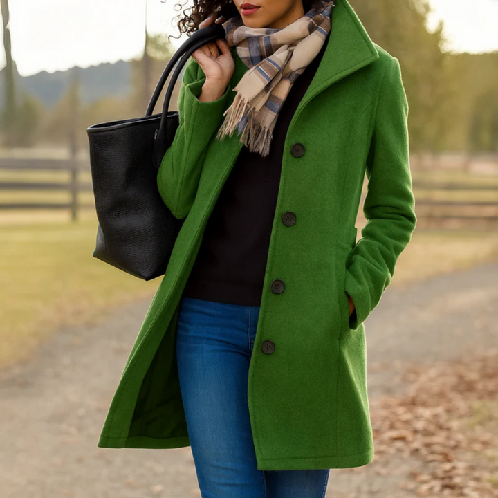 Aubrey | Classic Coat with Buttons