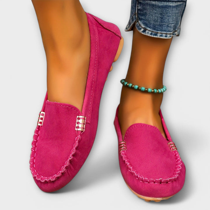 Haley | Women's Slip-On Loafers Flat Moccasin Shoe - Image 2