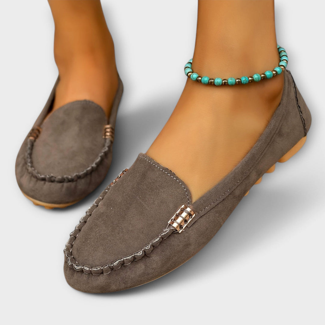 Haley | Women's Slip-On Loafers Flat Moccasin Shoe - Image 10