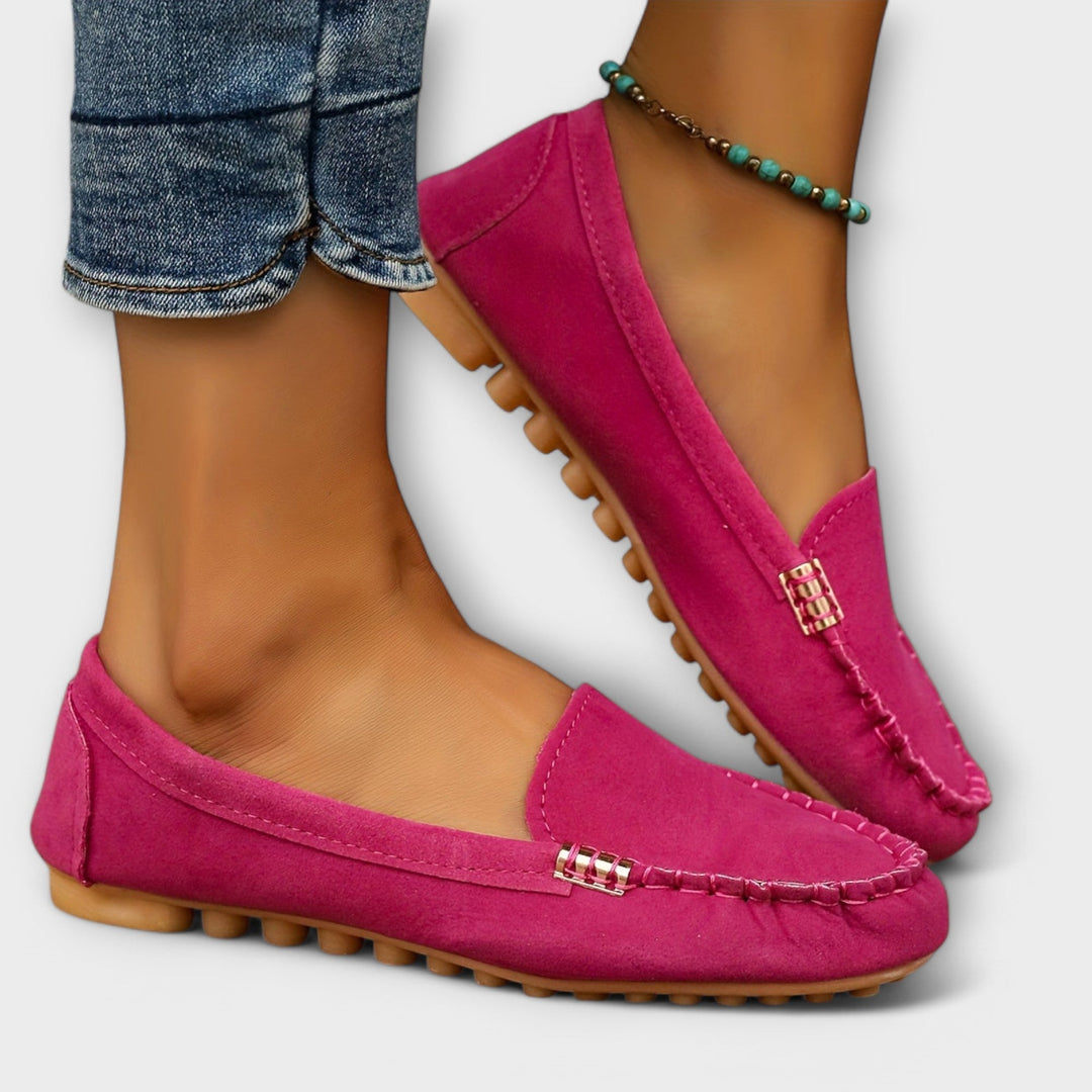 Haley | Women's Slip-On Loafers Flat Moccasin Shoe - Image 8