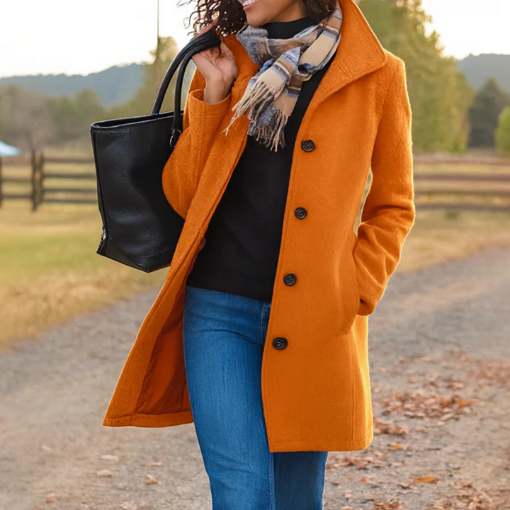 Aubrey | Classic Coat with Buttons
