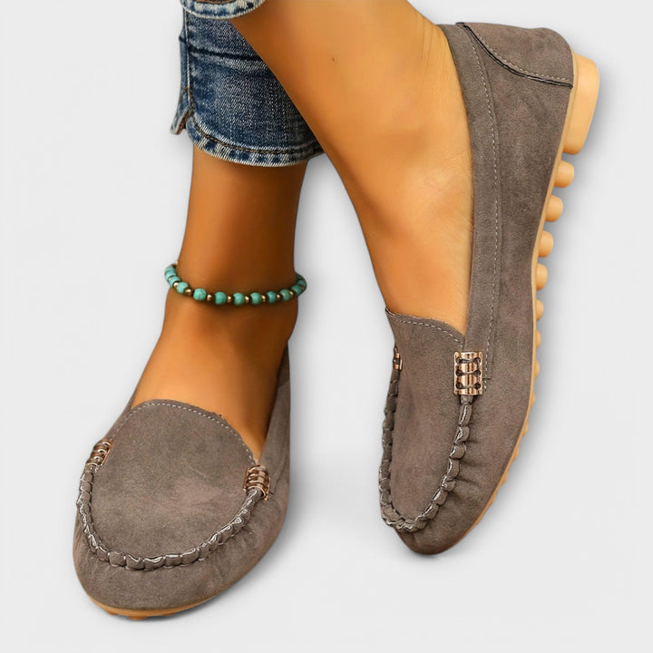 Haley | Women's Slip-On Loafers Flat Moccasin Shoe - Image 11