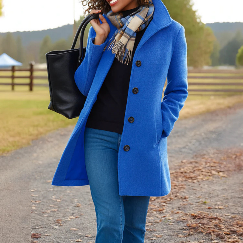 Aubrey | Classic Coat with Buttons