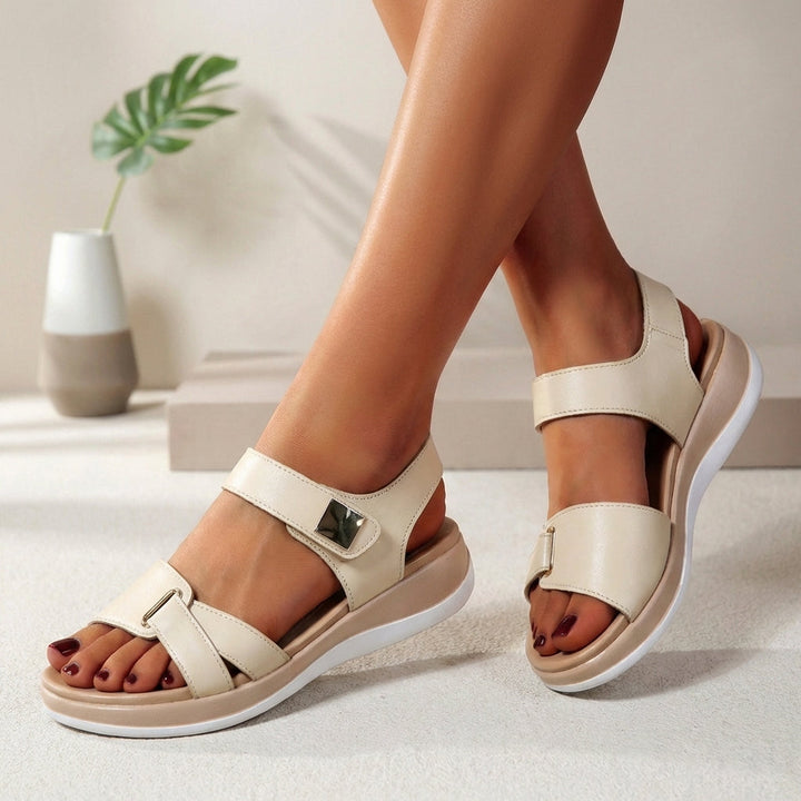 Ava | Women's Adjustable Strap Platform Comfort Orthopedic Sandals