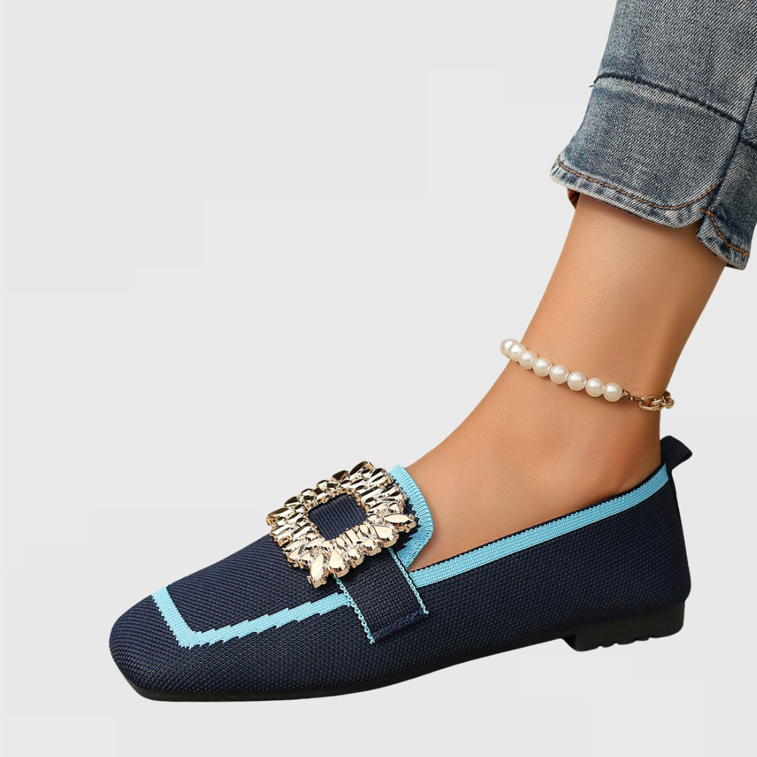 Jessie | Women's Embellished Flat Loafers - Image 6