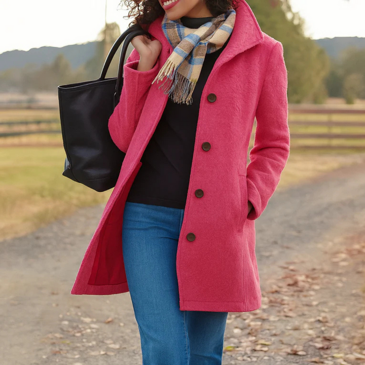 Aubrey | Classic Coat with Buttons