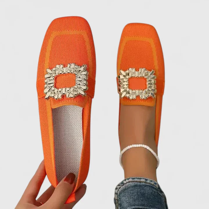 Jessie | Women's Embellished Flat Loafers - Image 5