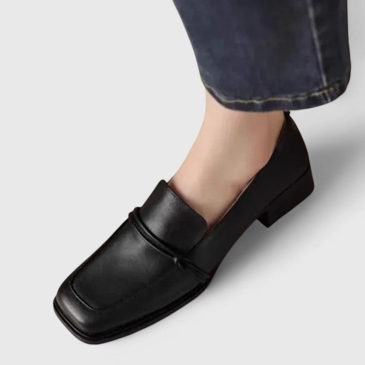 Janine | Women's Square Toe Loafer Flats - Image 4