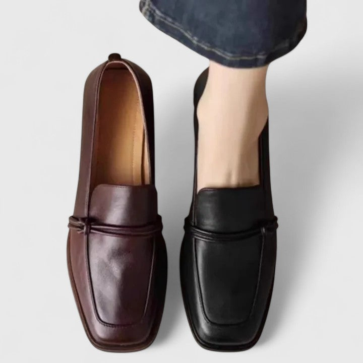 Janine | Women's Square Toe Loafer Flats - Image 3