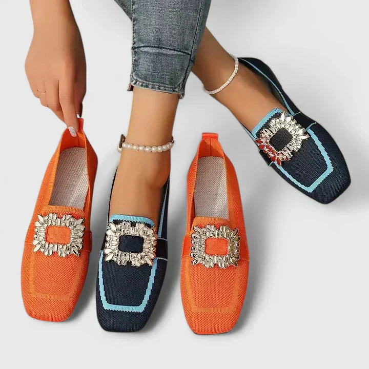 Jessie | Women's Embellished Flat Loafers - Image 7