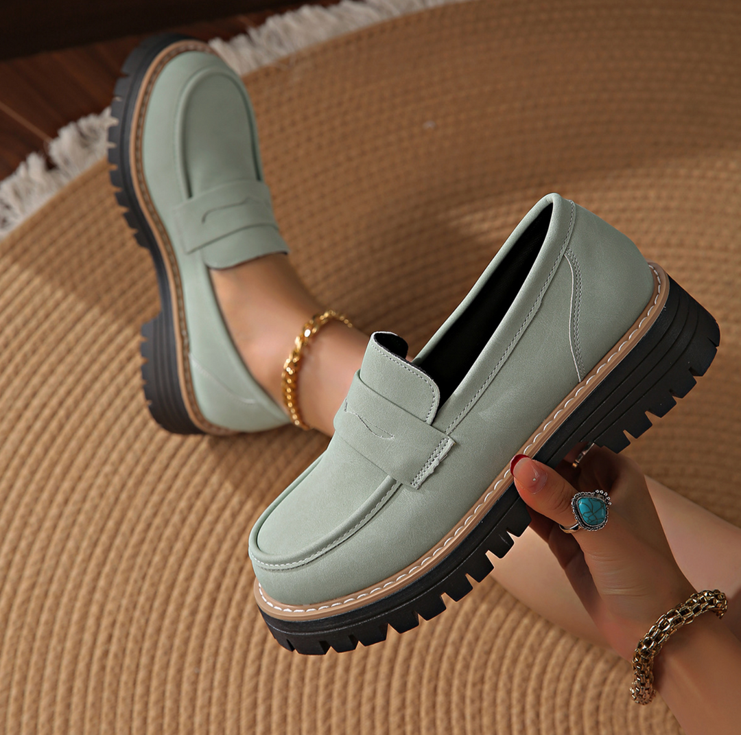 Thalia | Women's Chunky Platform Loafers - Image 3