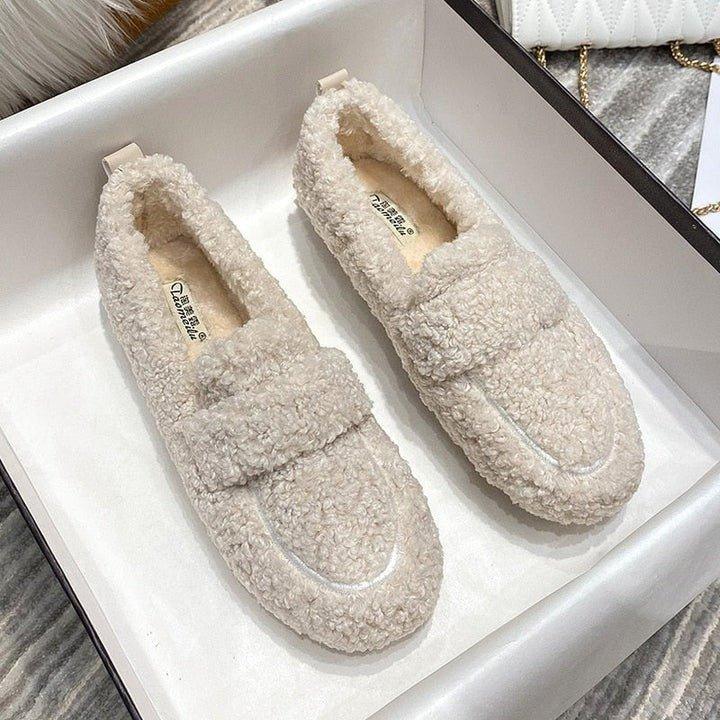 CloudMoc | Women's Fuzzy Loafer Flat - Image 2