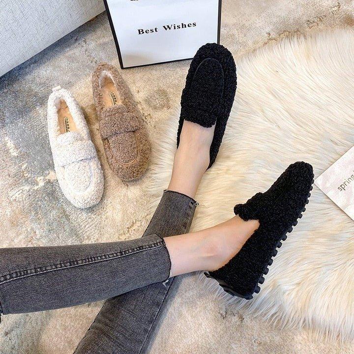 CloudMoc | Women's Fuzzy Loafer Flat - Image 7