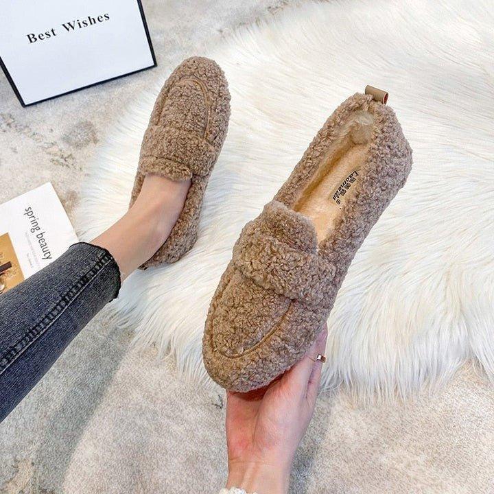 CloudMoc | Women's Fuzzy Loafer Flat - Image 5