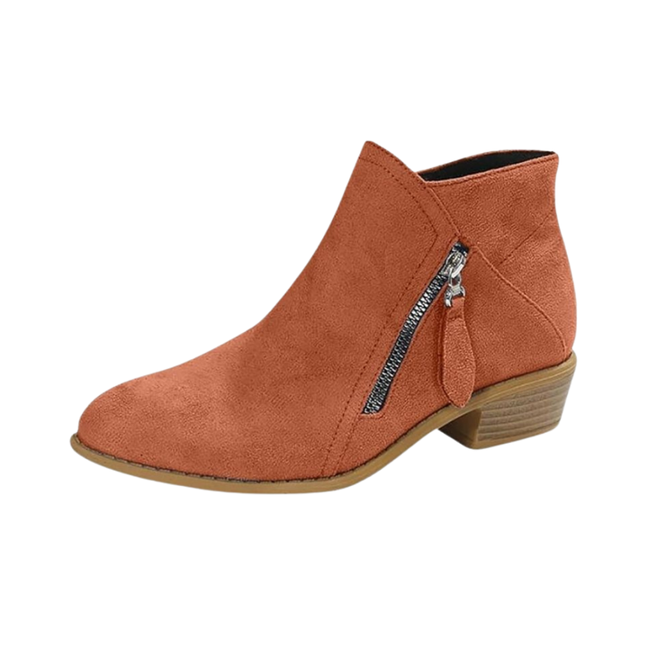 Bexley | Women's Ankle Boot with Tassel Zip Detail - Black - Image 3