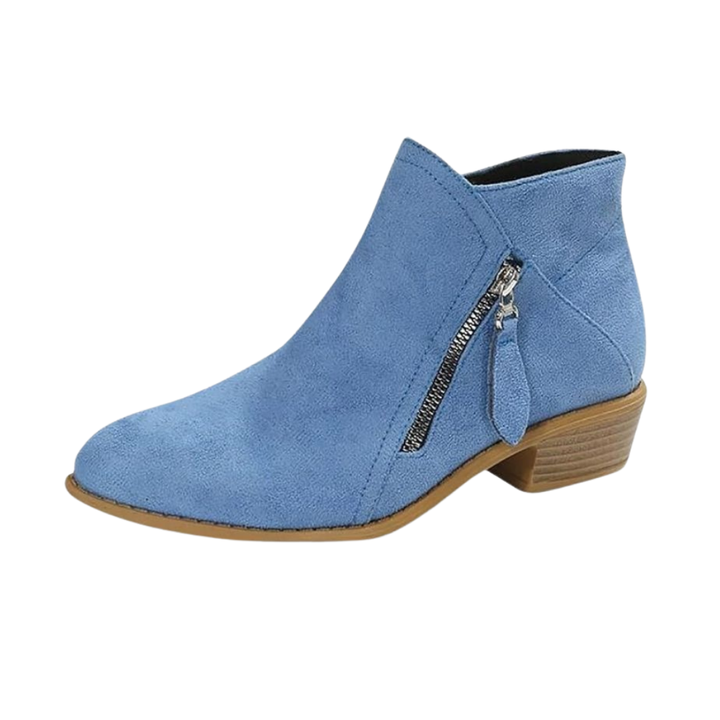 Bexley | Women's Ankle Boot with Tassel Zip Detail - Black - Image 4