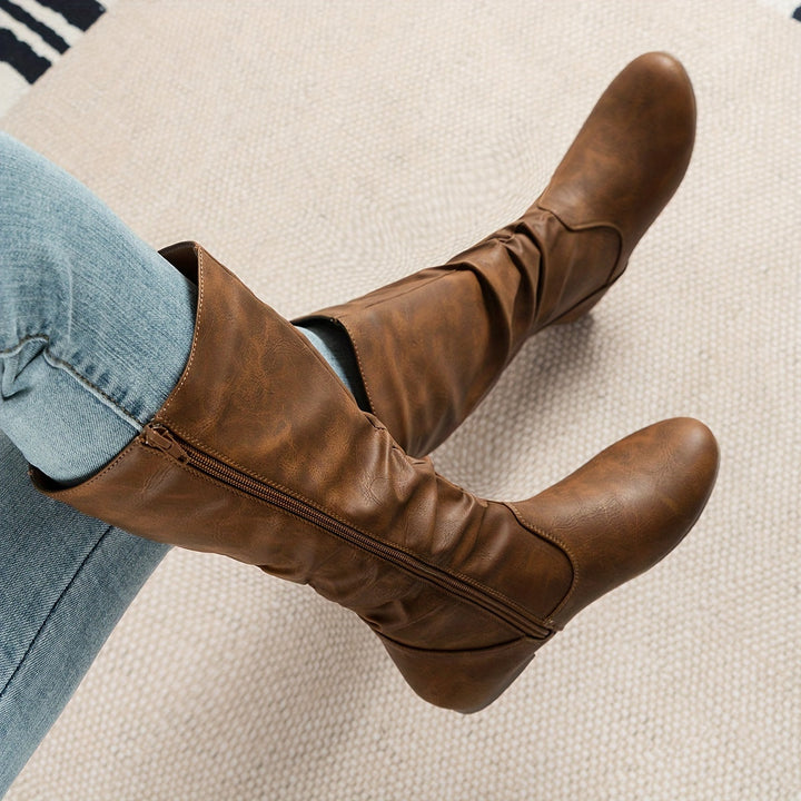 Bexley | Women's Knee High Boots in Brown - Brown - Image 1