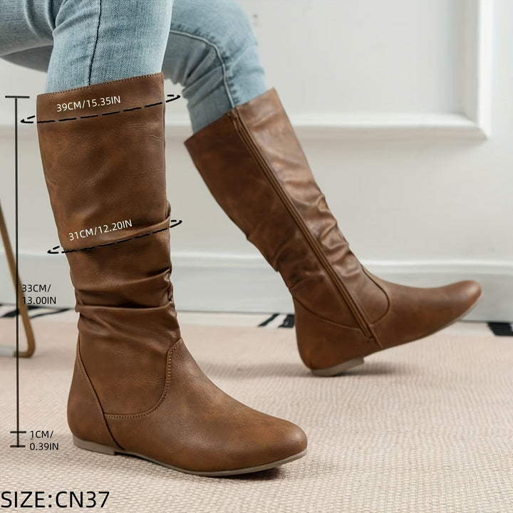 Bexley | Women's Knee High Boots in Brown - Brown - Image 5