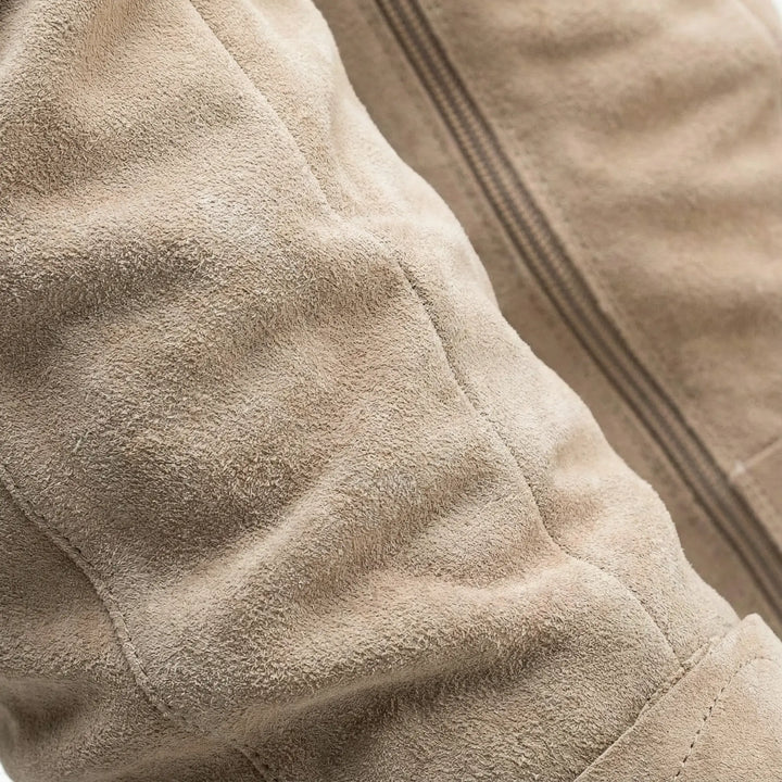 Bexley | Women's Knee High Slouch Boots - Taupe - Image 5
