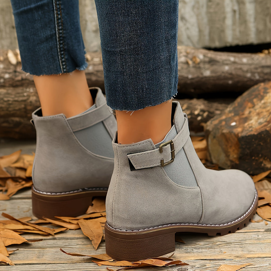 Brecken | Women's Chelsea Ankle Boots with Buckle, max 70 chars - Image 12