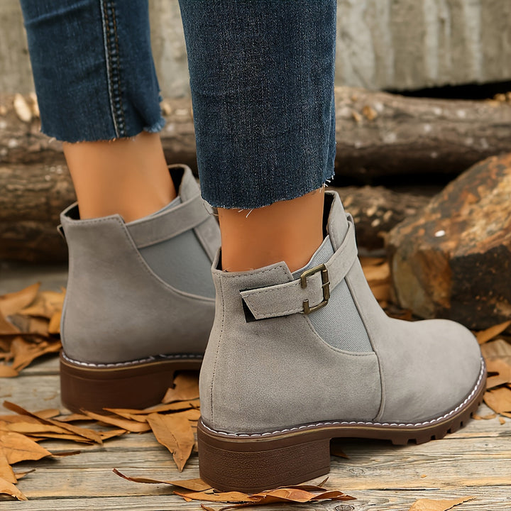 Brecken | Women's Chelsea Ankle Boots with Buckle, max 70 chars - Image 12