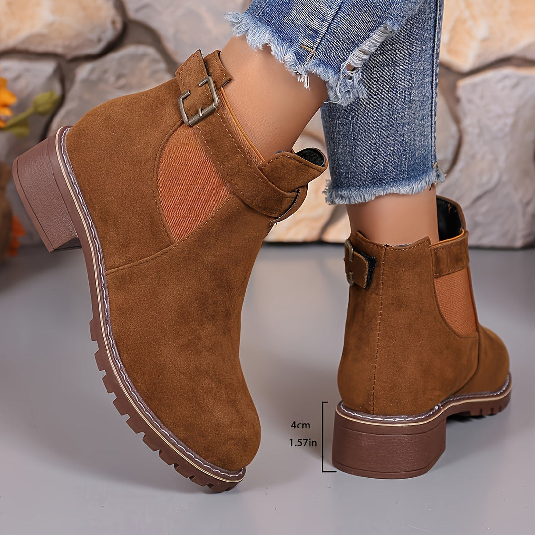 Brecken | Women's Chelsea Ankle Boots with Buckle, max 70 chars - Image 14