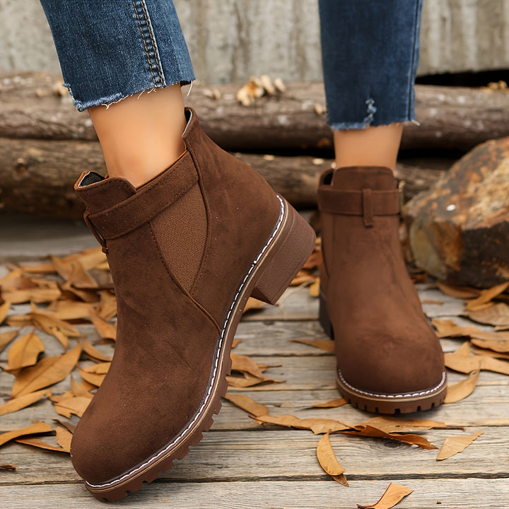 Brecken | Women's Chelsea Ankle Boots with Buckle, max 70 chars - Image 8