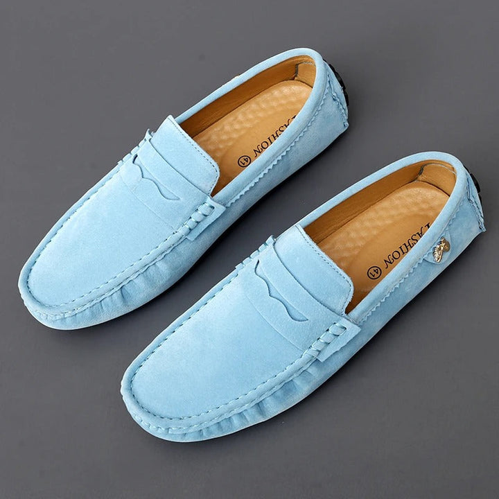 Caspian | Men's Green Driving Loafers - Green - Image 2