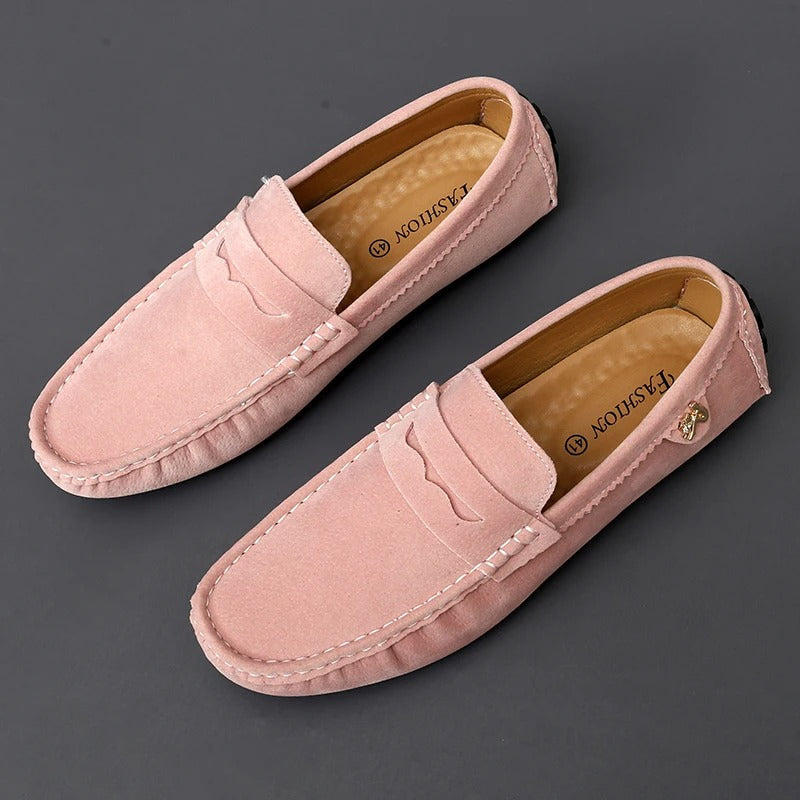 Caspian | Men's Green Driving Loafers - Green - Image 3