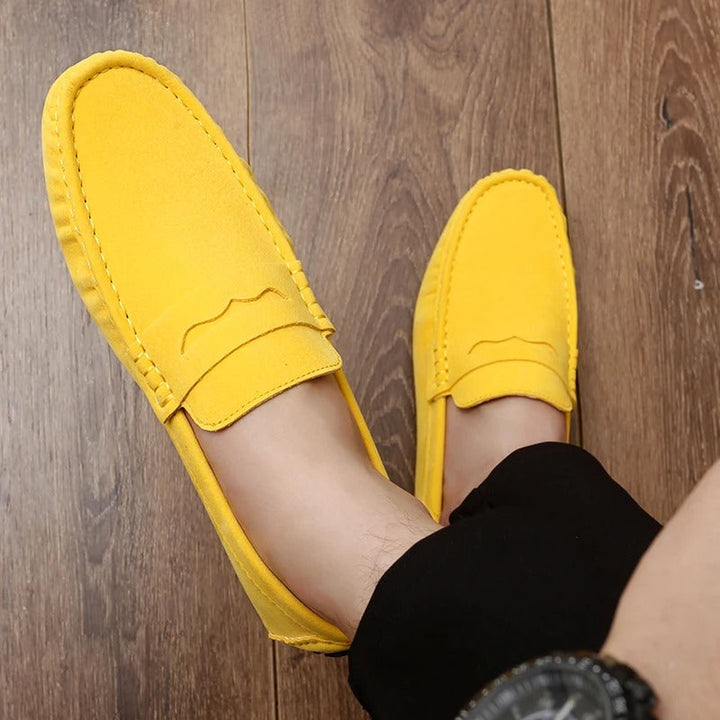 Caspian | Men's Green Driving Loafers - Green - Image 4