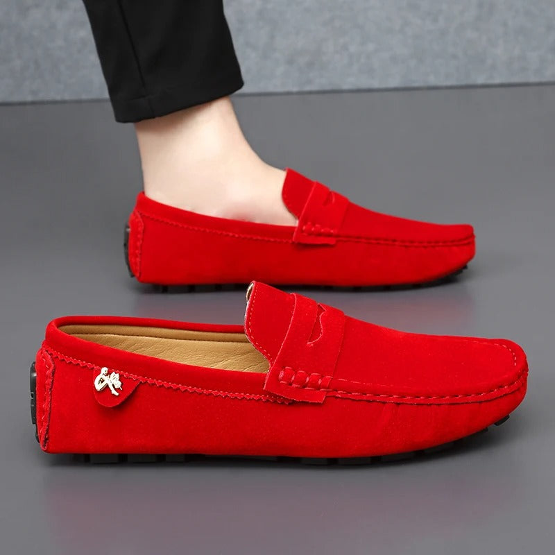 Caspian | Men's Green Driving Loafers - Green - Image 5