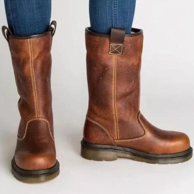 Corvin | Women's Shearling-Lined Mid-Calf Winter Boots - Brown - Image 2