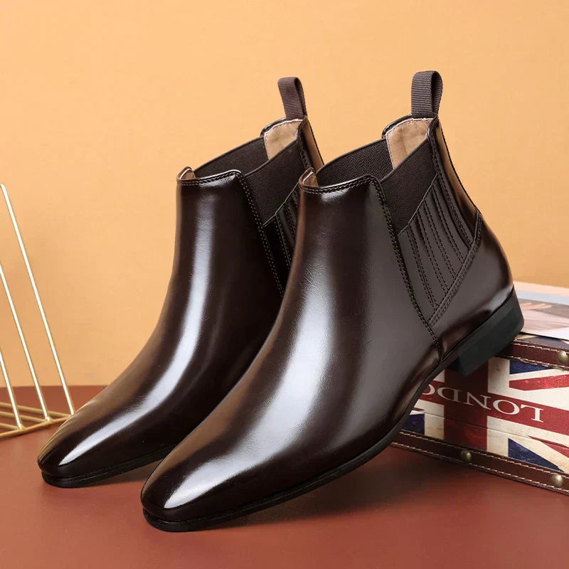 Marlowe | Women's Chelsea Ankle Boot in Dark Brown - Dark Brown - Image 1