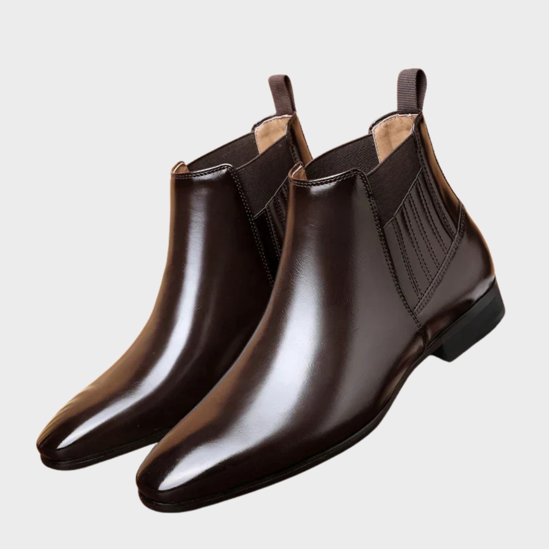 Marlowe | Women's Chelsea Ankle Boot in Dark Brown - Dark Brown - Image 8