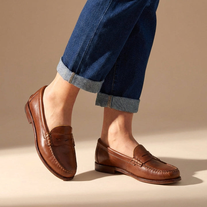 Tansy | Women's Classic Penny Loafer Flat - Image 1