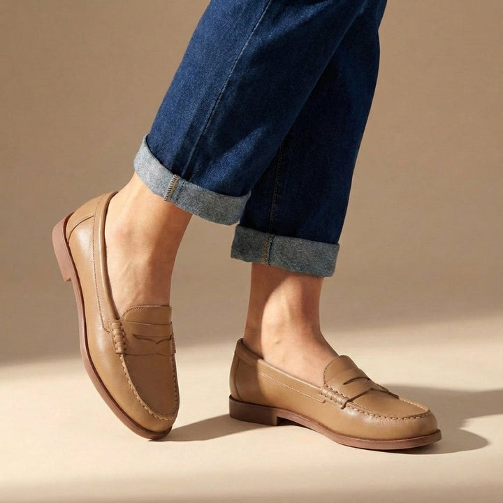 Tansy | Women's Classic Penny Loafer Flat - Image 3