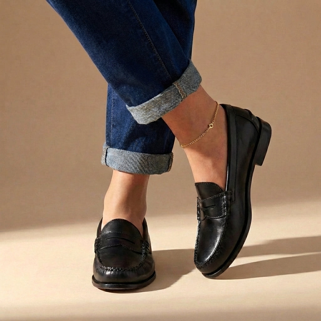 Tansy | Women's Classic Penny Loafer Flat - Image 4