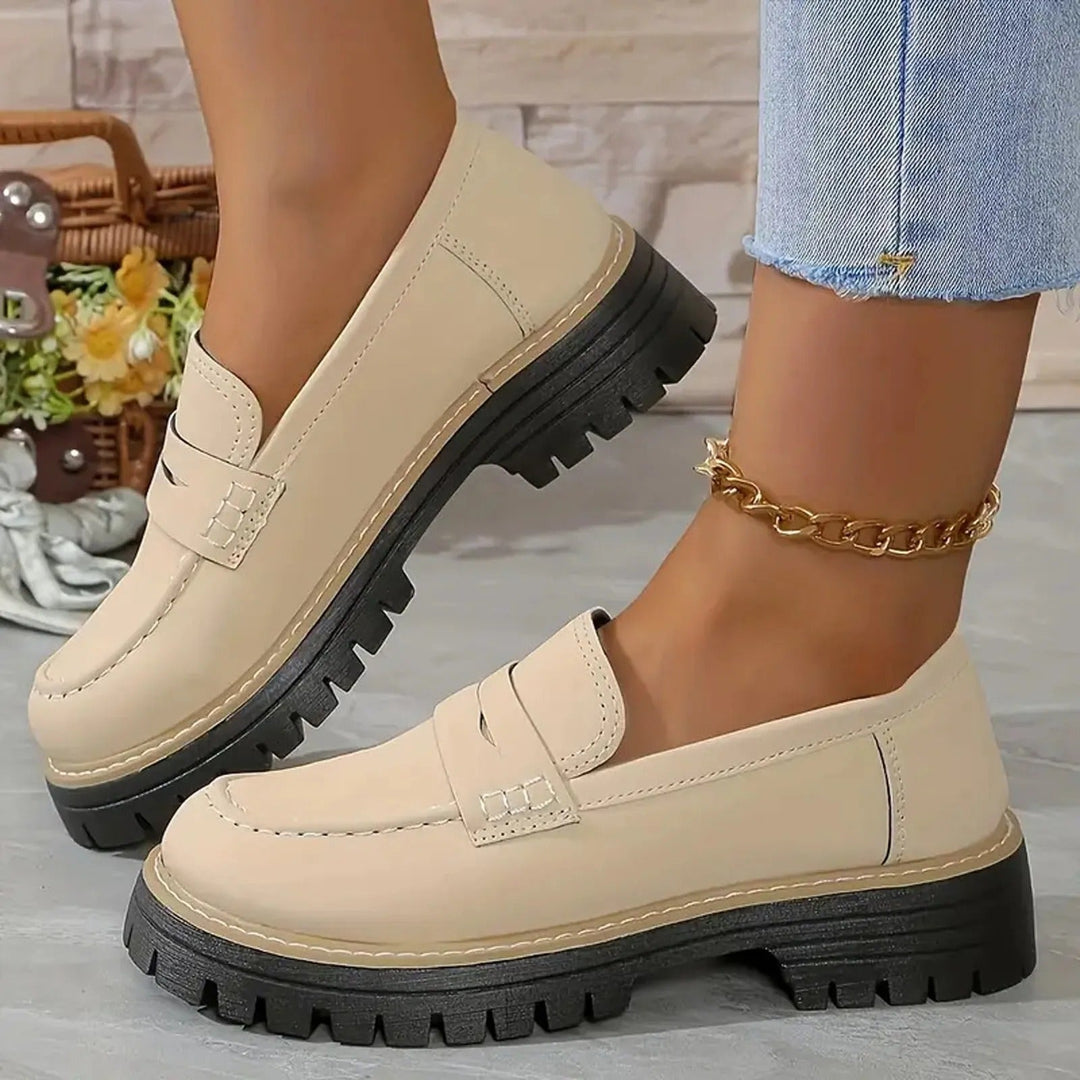 Thalia | Women's Chunky Platform Loafers - Image 1