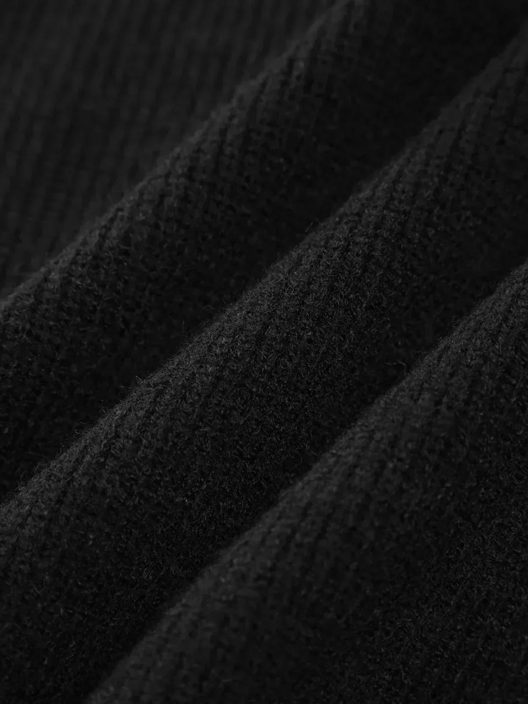 Verity | Women's Oversized Mock Neck Sweater - Black - Image 12