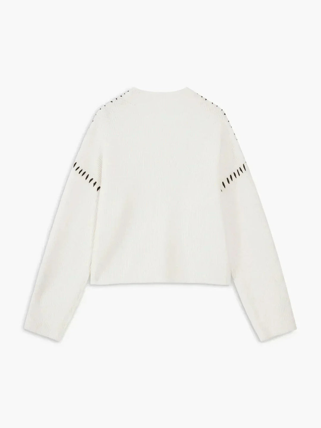 Verity | Women's Oversized Mock Neck Sweater - Black - Image 14