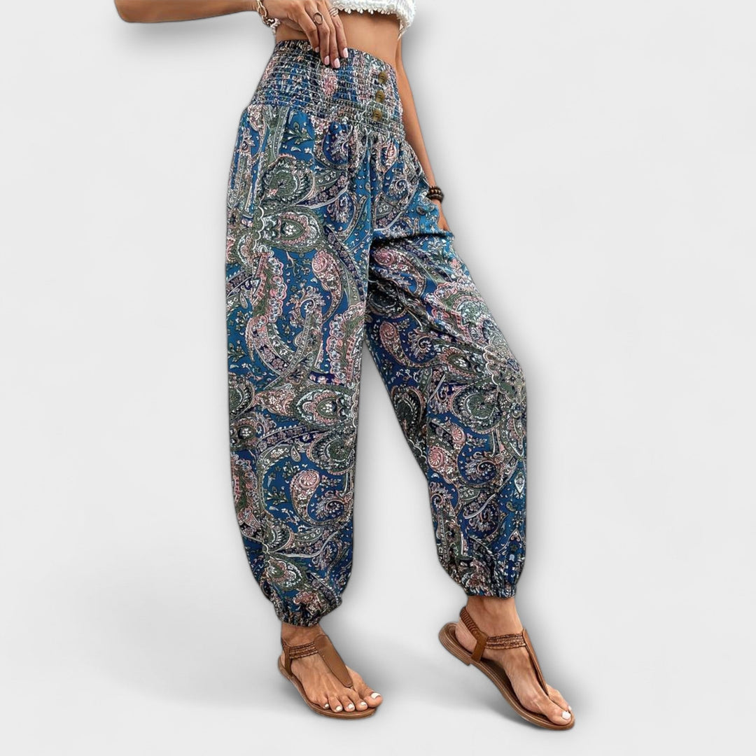 Zindra | Women's Boho Printed Harem Pants - Image 10