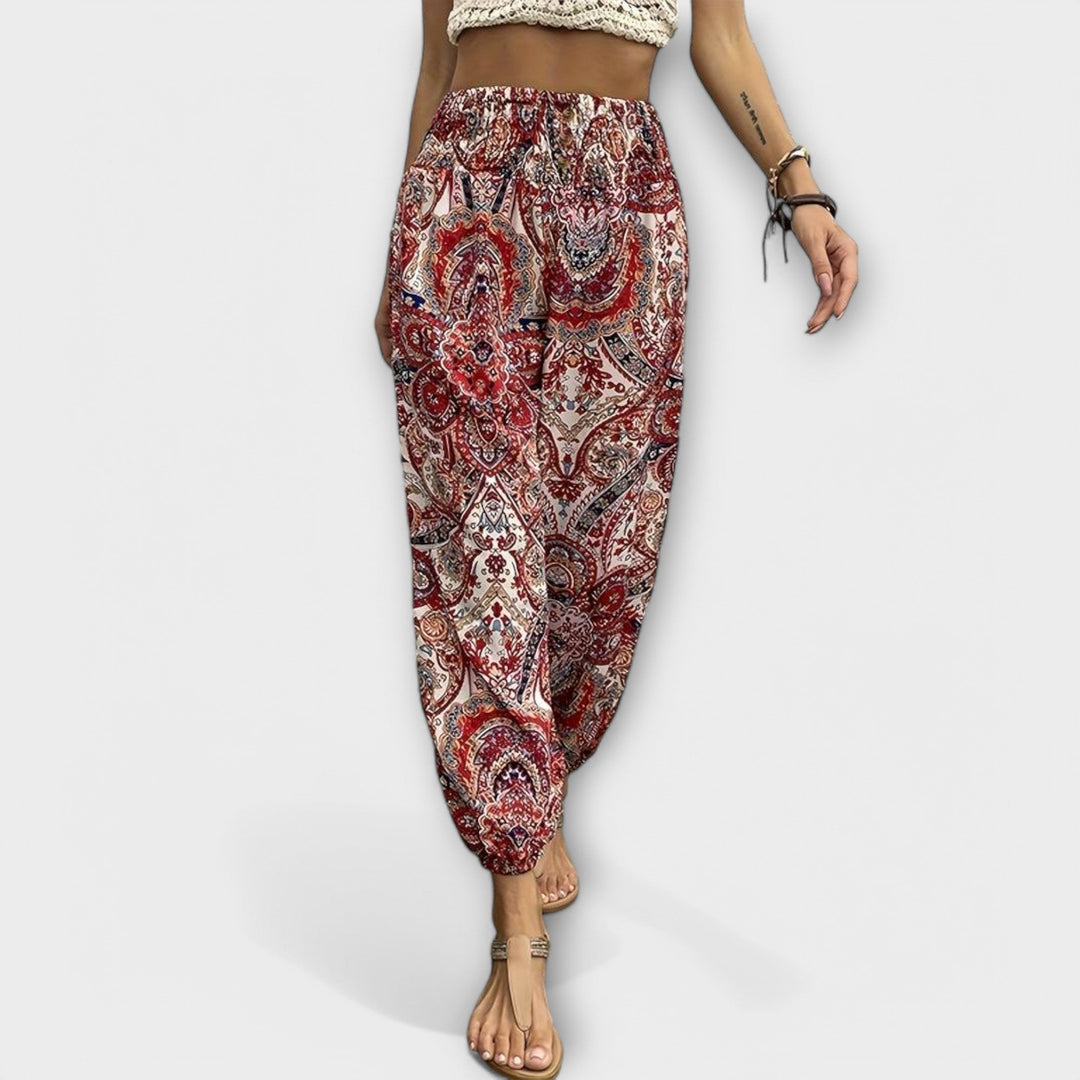 Zindra | Women's Boho Printed Harem Pants - Image 12