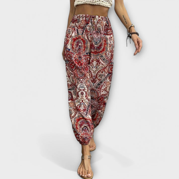 Zindra | Women's Boho Printed Harem Pants - Image 12