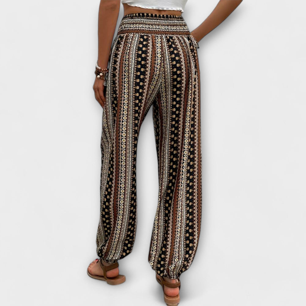 Zindra | Women's Boho Printed Harem Pants - Image 2